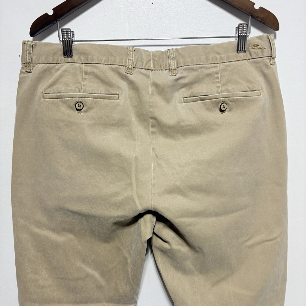 Tommy Bahama Pants Mens 36 X 32 Tan Khaki Chino Cotton Stretch Straight Leg - Picture 4 of 8